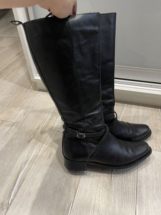 Шкіряні чоботи Португалія Італія, vitto rossi 38-39 р