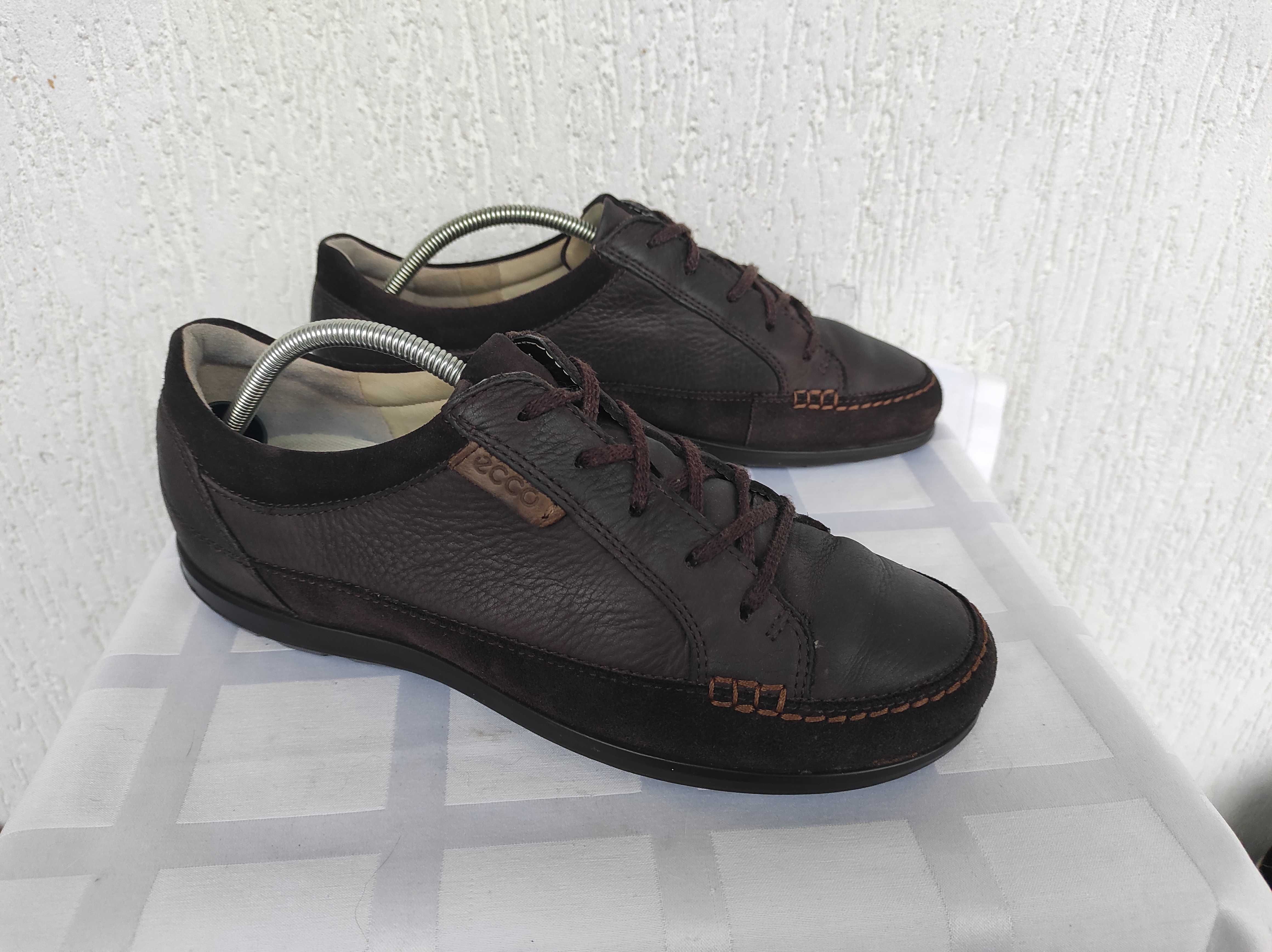 Туфли мокасини кожанние Ecco Danish design р.39