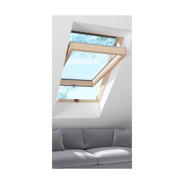 Okno dachowe Optilight gr. FAKRO 55x78 55x98 KOŁNIERZ + ROLETA GRATIS