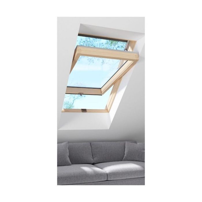 NOWE SkyFenster Okna dachowe 55x78 55x98 + Kołnierz + ROLETA GRATIS !