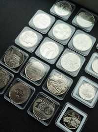 Повний набір 10 гривень НБУ, 19 монет серія ЗСУ в квадратних капсулах