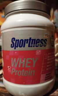 Сывороточный белковый порошок Sportness Whey Protein (вкус малины)