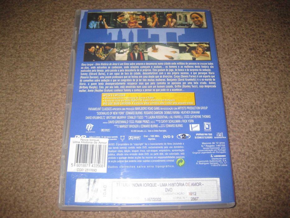 DVD "Nova Iorque - Uma História de Amor" com Edward Burns
