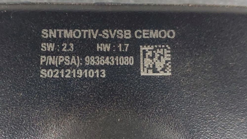 Display / ecrã de informações PEUGEOT Partner (K9)