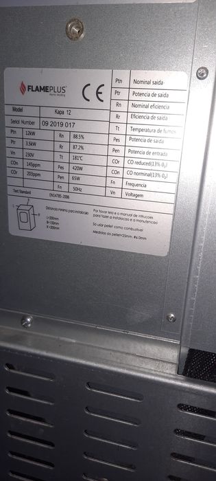 Estufa Pellet 12KW_ Kapa 12