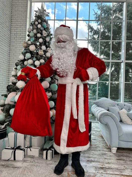 Костюм діда мороза, санта клаус костюми, новорічні костюми