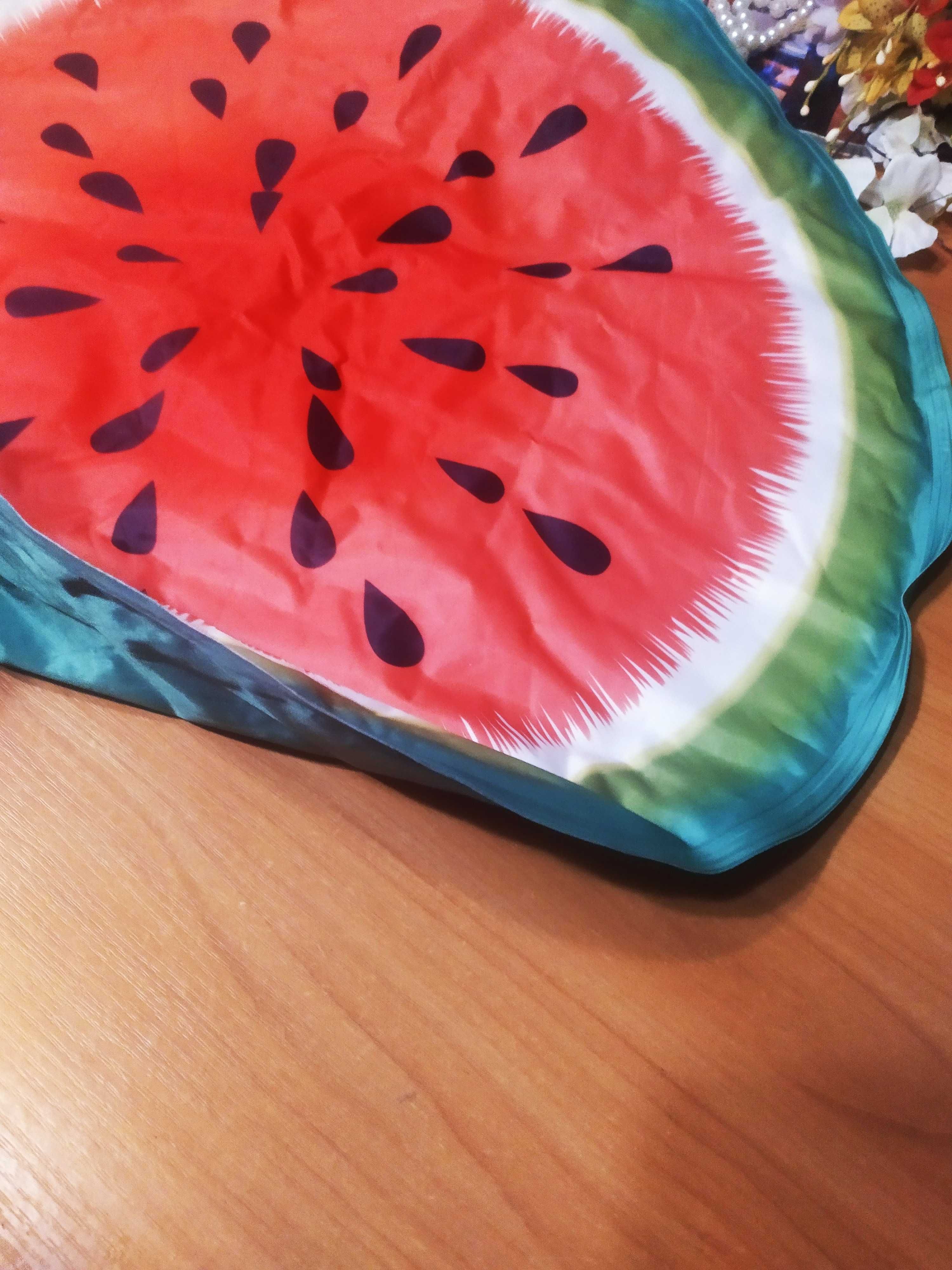 Охолоджуючий круглий килимок для котиків чи песиків Watermelon КАВУН