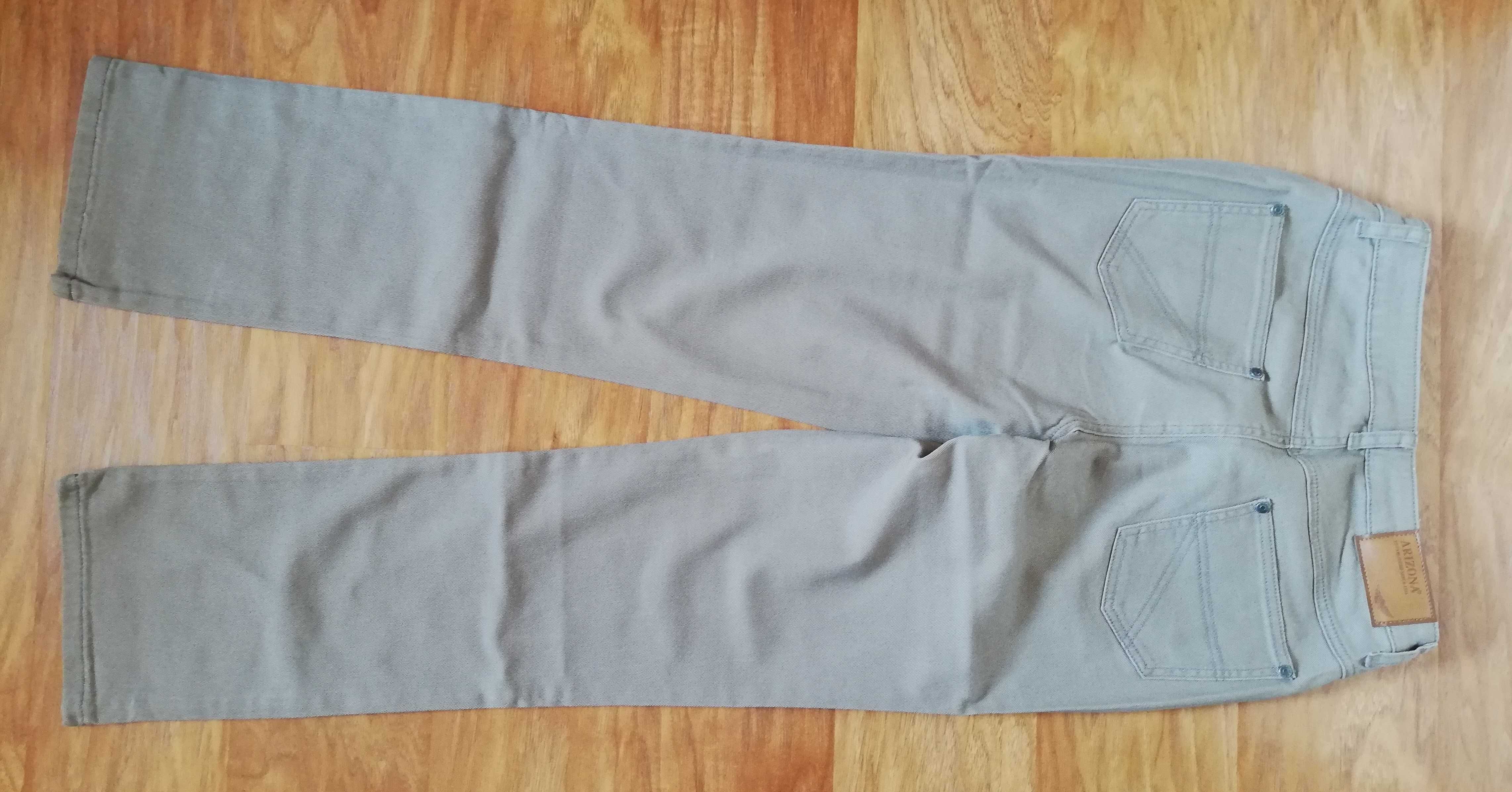 damskie spodnie dżinsowe Arizona bootcut dżinsy M 38 /L32 beżowe