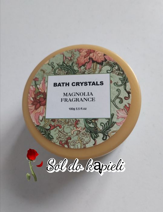 Sól do kąpieli nowa zapach magnolia bath crystals relaksujące kąpiel