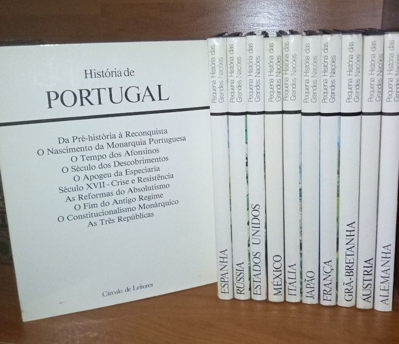 Coleção "Pequena História das Grandes Nações" Círculo de Leitores 1981