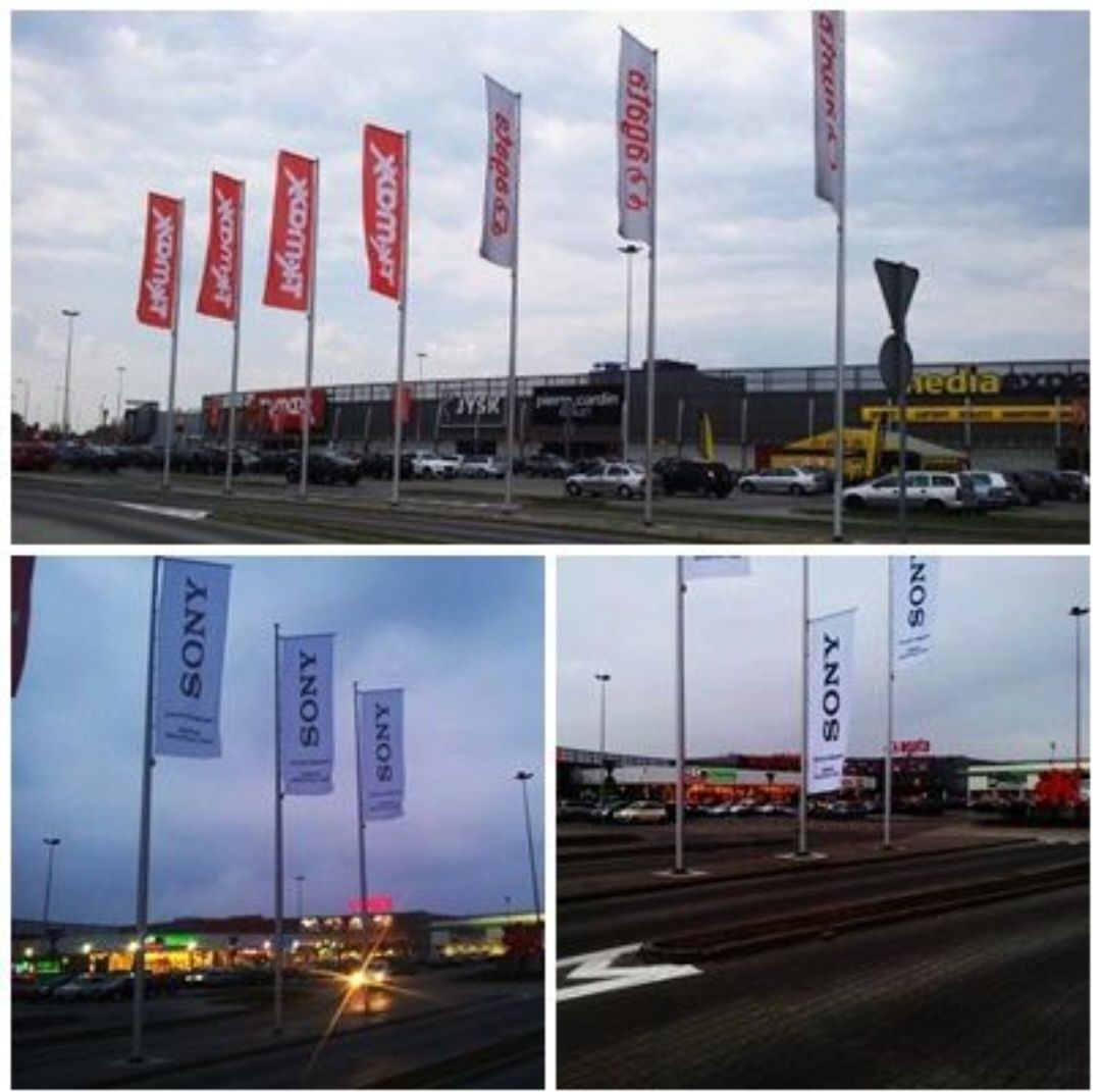 Maszt Flagowy reklamowy Maszty flagowo reklamowe Nowe Reklama