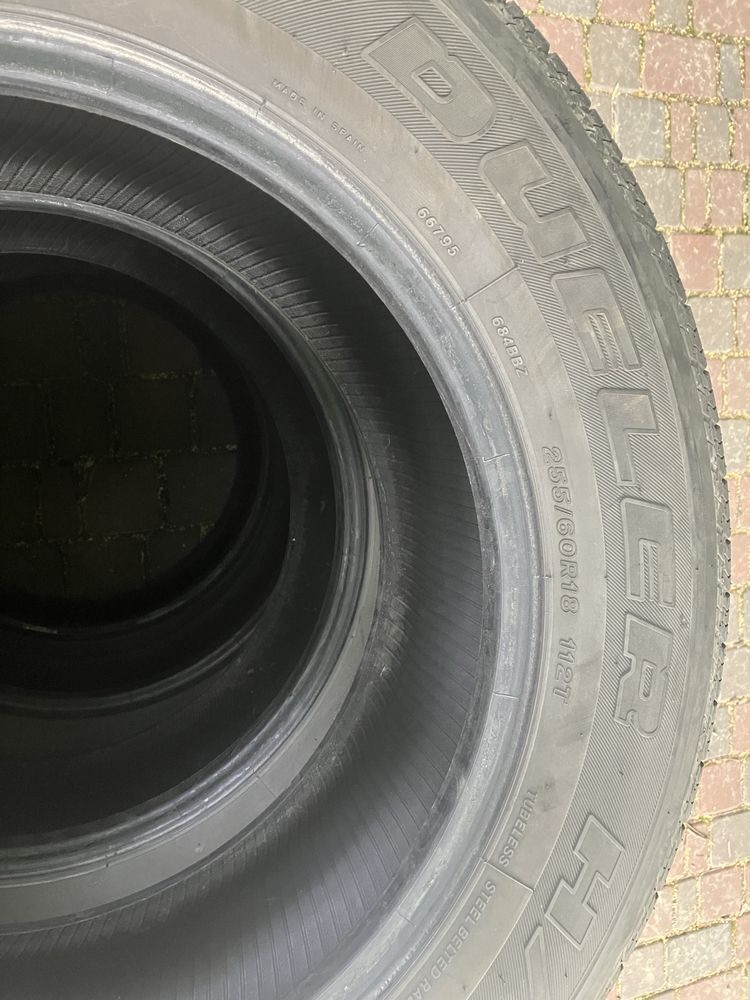 Шини Bridgestone 255/60R18, вживані