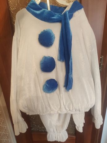 Дитячий новорічний костюм сніговика