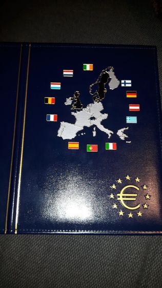 Coleção capa moedas fundadores zona euro e União europeia 2002