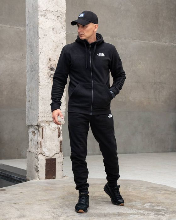 Спортивний костюм The North Face. Штани і зіпка tnf. Полар-фліс тнф