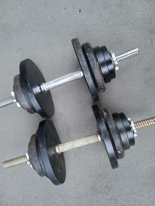 Гантели разборные по 22 кг.гири, грифы, блины.