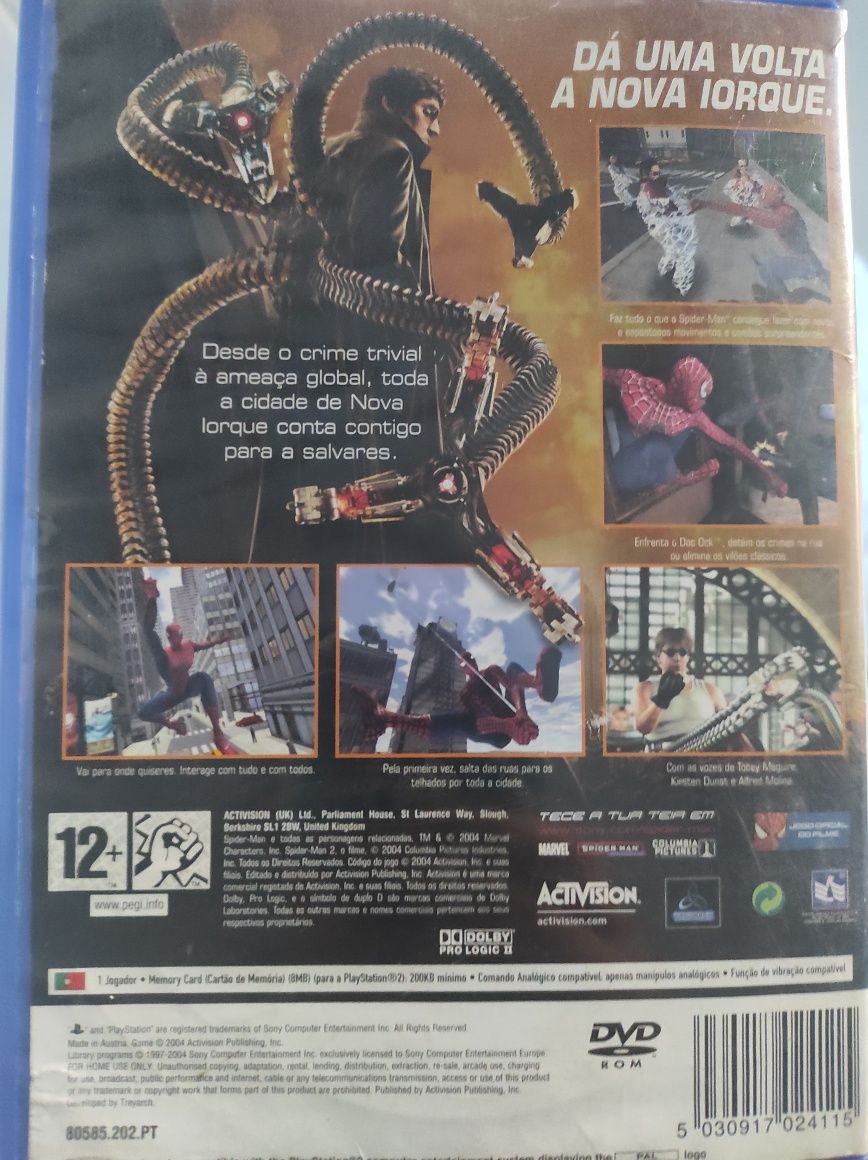 Spiderman 2 PS2.