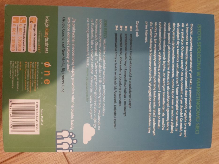 Książka Marketing Internetowy Jon Reed