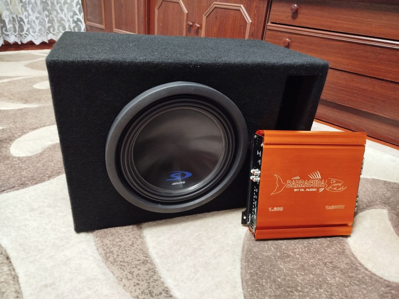 Короб под сабвуфер 10" 37герц