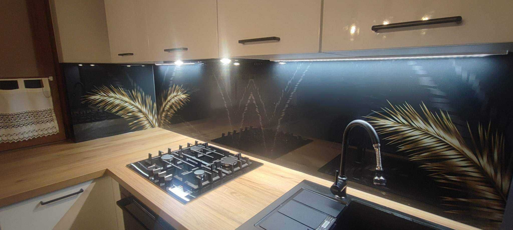 Panel kuchenny szklany do kuchni, grafika na szkle szkło hartowane