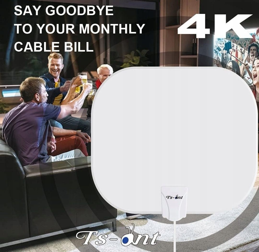 Antena wewnętrzna TS-ANT cyfrowa hdtv
