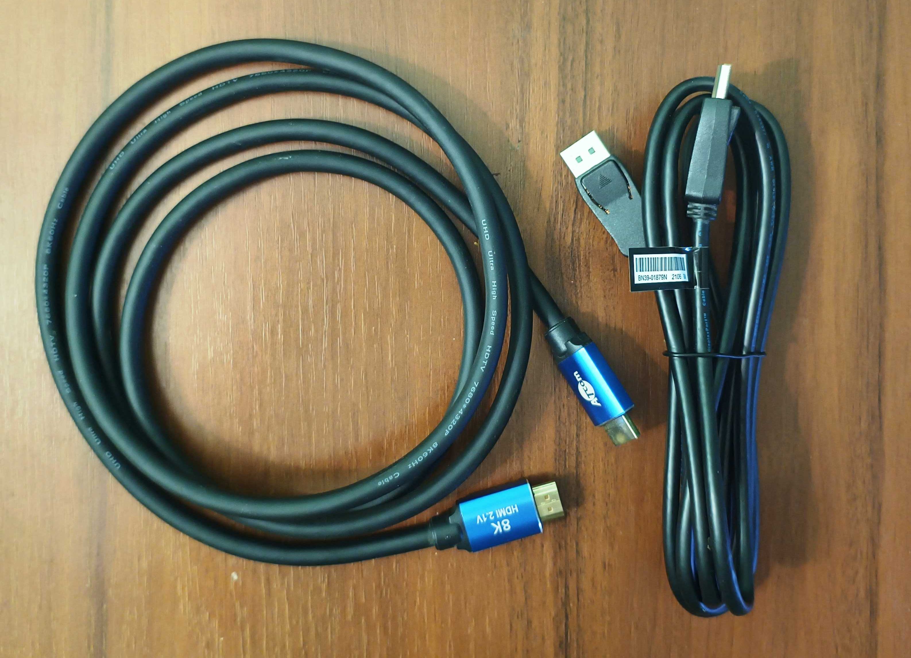 Дешево бренд кабеля шнуры ATcom HDMI 2.0m v2.1 DisplayPort 2.0 Samsung