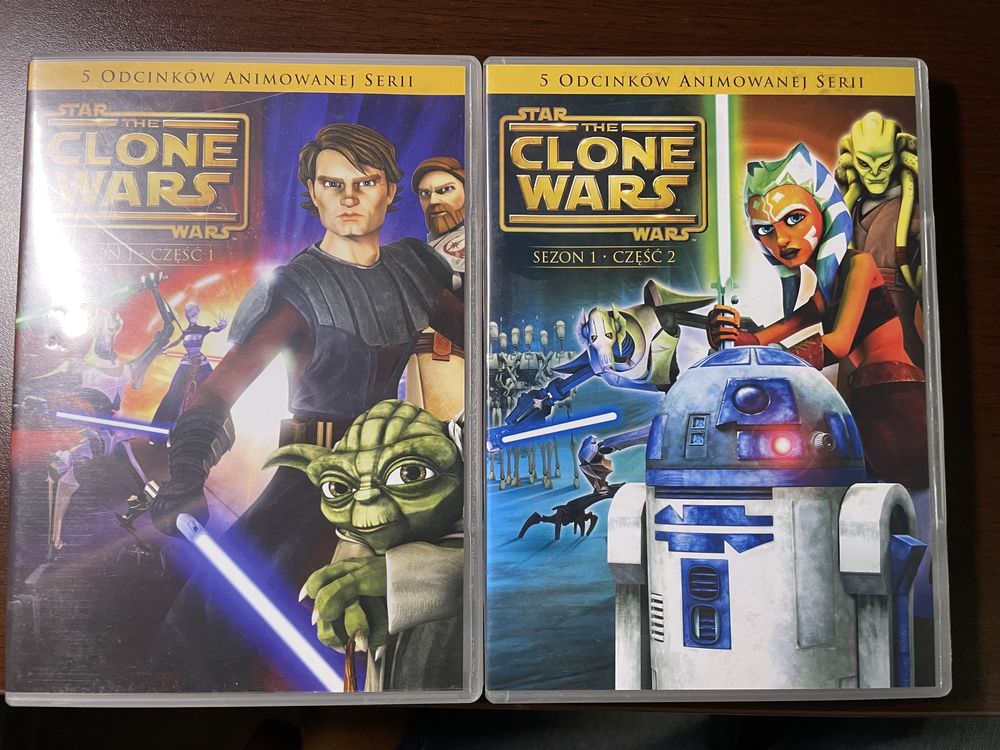 Star The Clone Wars DVD sezon 1-2
