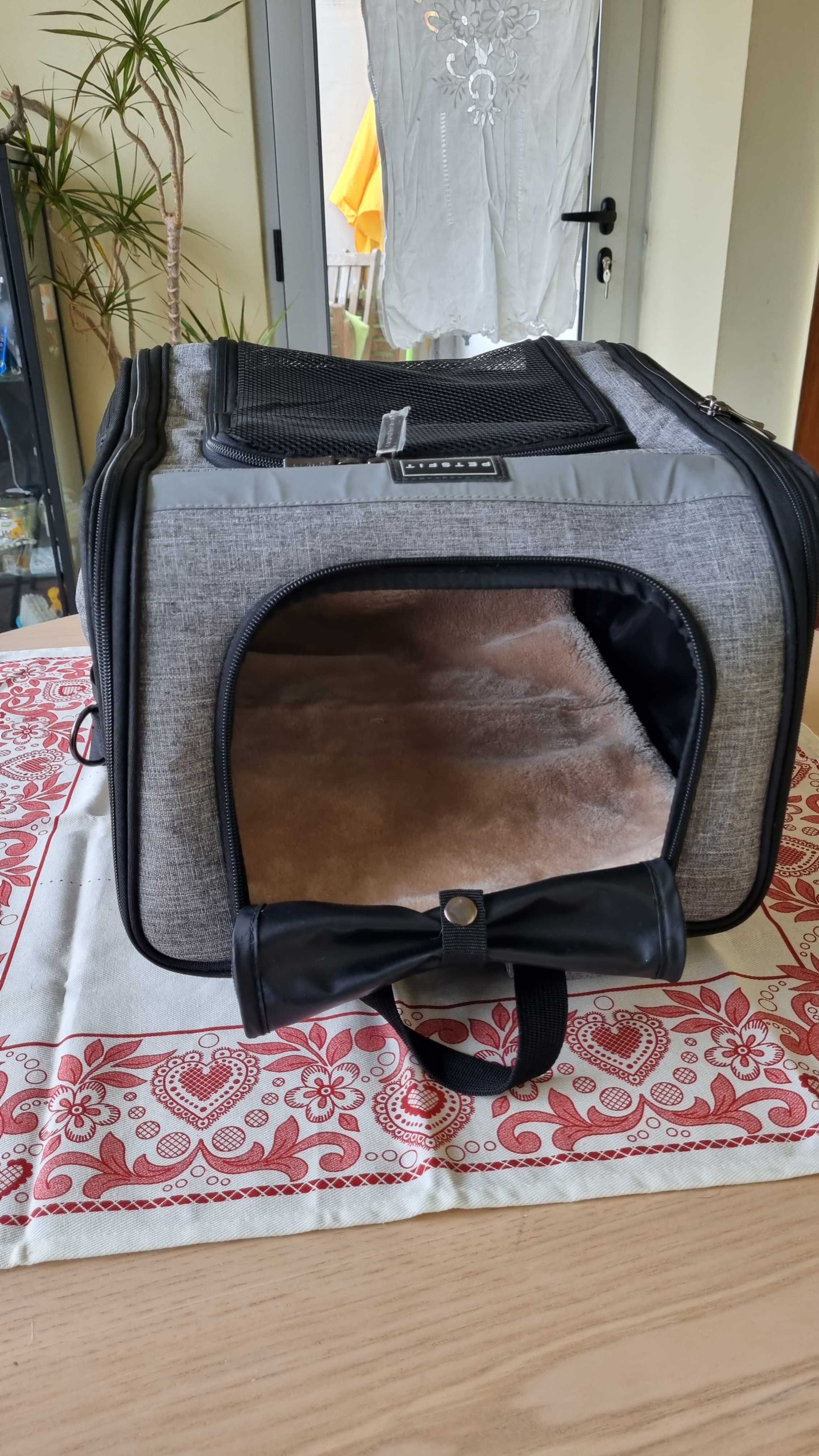 Mochila de transporte para cães e gatos