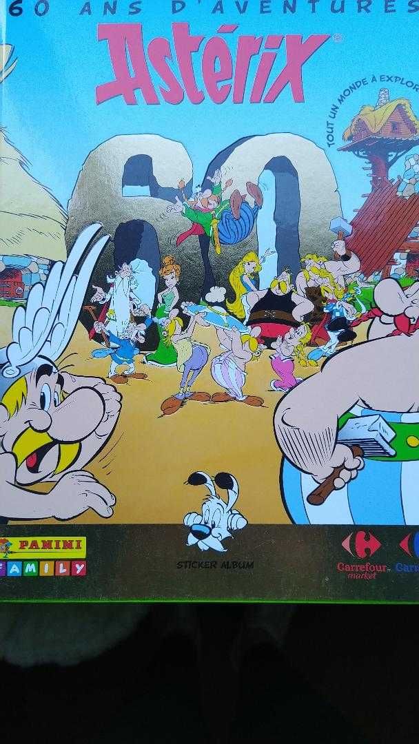 Caderneta de cromos Astérix - 60 anos