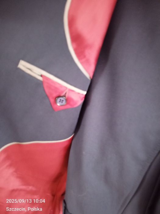 Garnitur ciemny granat 176/86