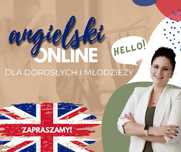 Angielski ONLINE – dla dorosłych i młodzieży, pierwsza lekcja za 10zł!