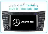 Магнитола Mercedes W211, Android, USB, GPS, CarPlay, Android auto