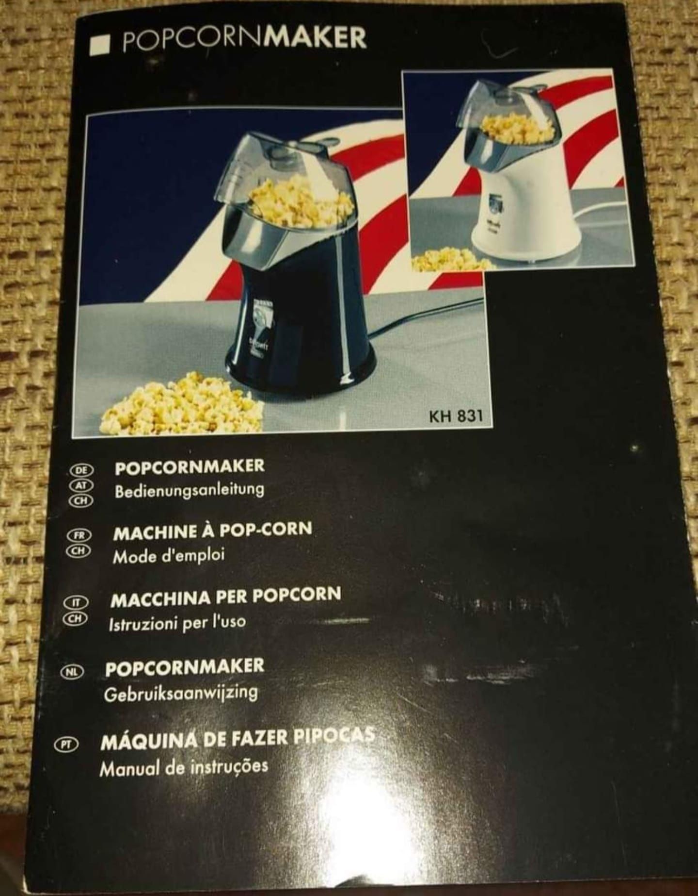 Máquina de fazer pipocas