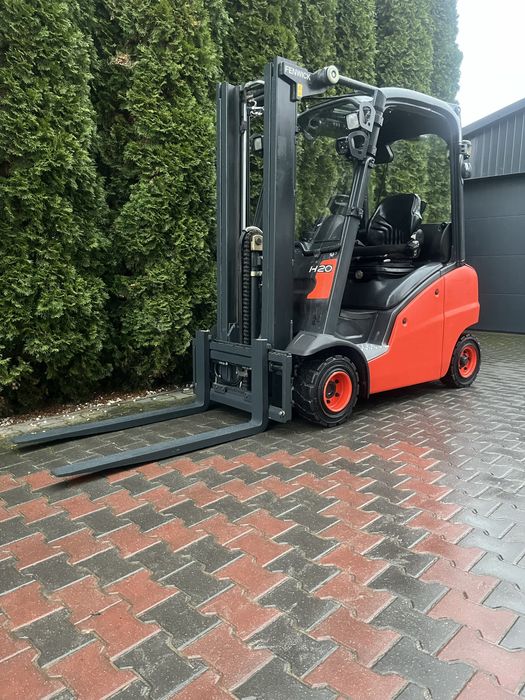 Wózek widlowy Linde H20 gazowy triplex tylko 4400 godzin pol kabina