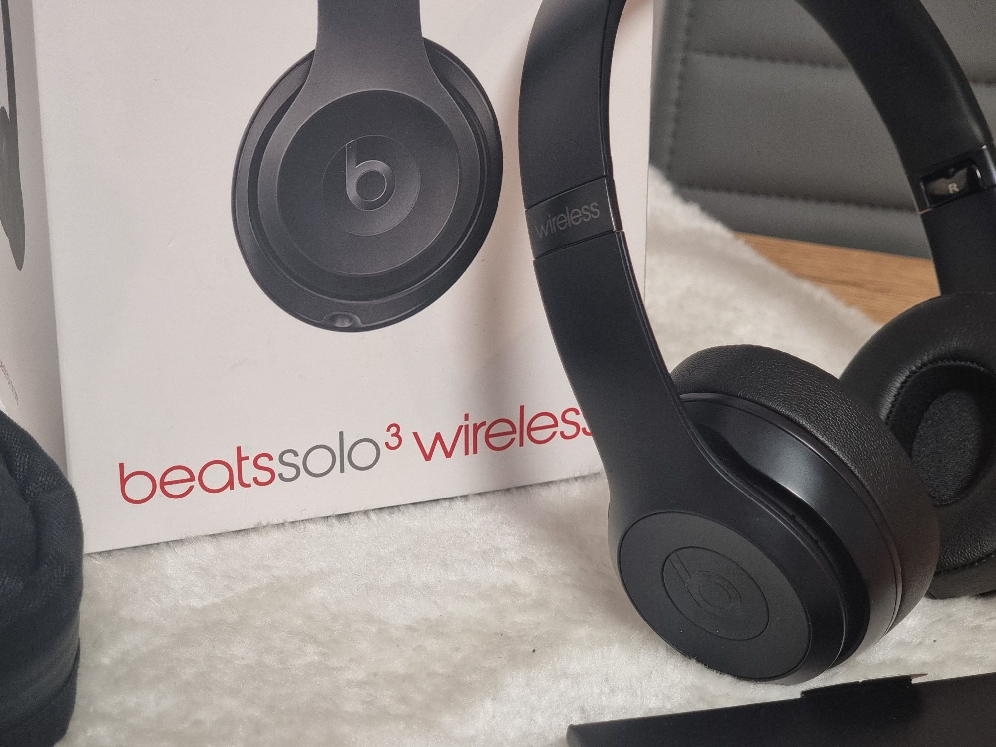 Beats by Dre Solo Wireless 3 Black słuchawki bezprzewodowe czarne