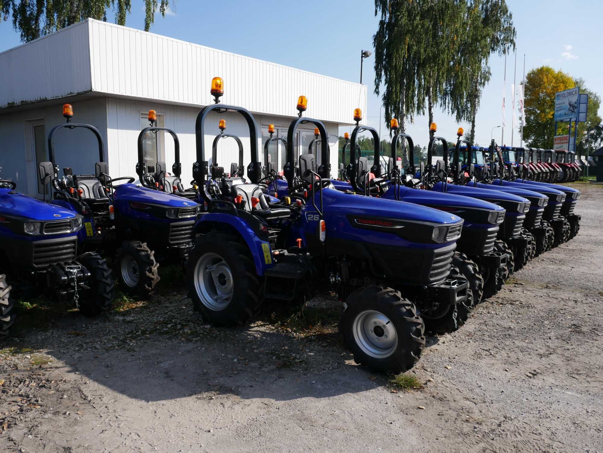 Farmtrac 26 KM Traktorek Ogrodniczy Napęd 4WD Nowy Kubota