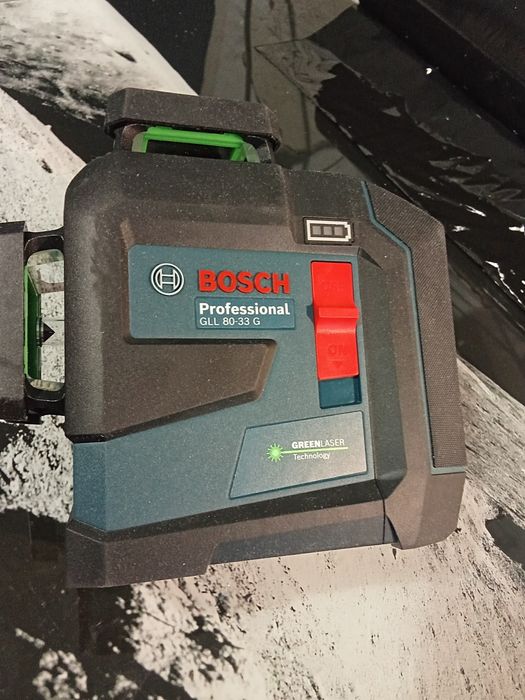 Bosch gll 80-33 g laser krzyżowy liniowy 360 zielony nowy oryginał