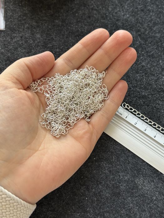 Ogniwo, przedłużka do łańcuszka, bransoletki (kolor srebrny i zloty)