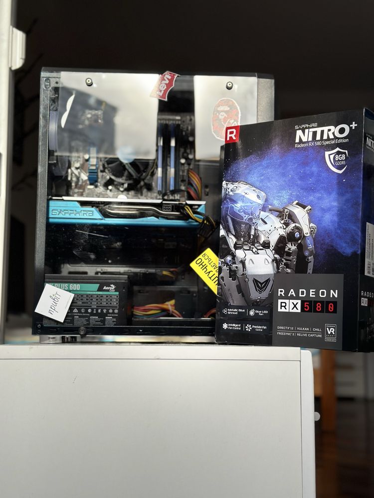 Продам PC на Ігровій Відеокарті Raden RX 580 (8gb) Sapphire Nito+