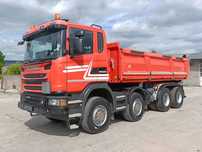 Scania G410 8x4 Meiller Kipper + Bordmatik/ Klima
