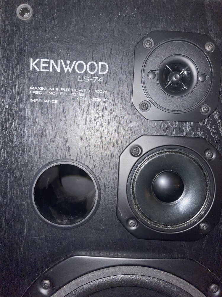 Colunas Kenwood de 3 vias