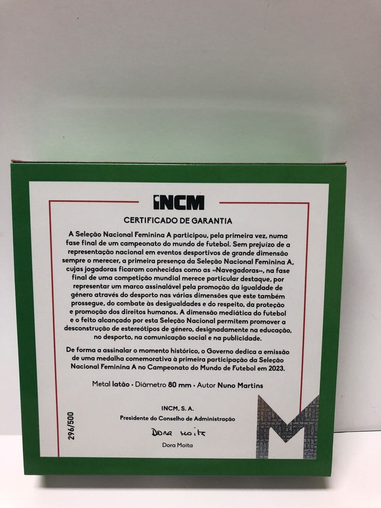 Medalha Comemorativa As Navegadoras