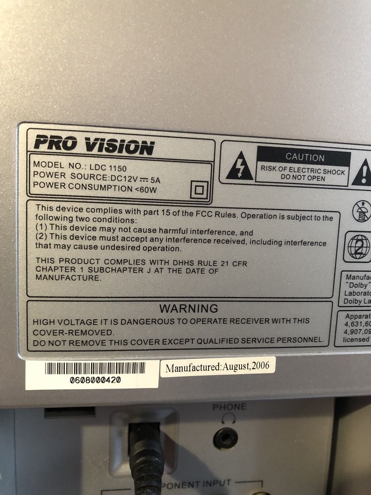 Телевізори ProVision-20’’. 220/12вольт. Samsung 19". для кухні, дачі.