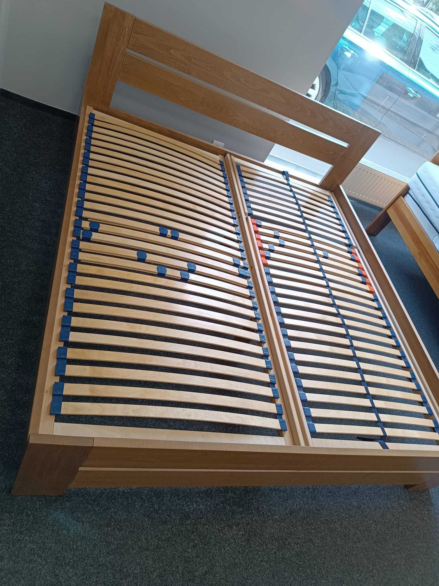 Łóżko bukowe z litego drewna 180x200, stelaże gratis!