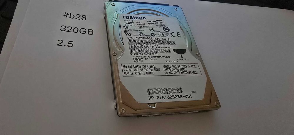 dysk twardy 320gb 2,5 sprawny #b28