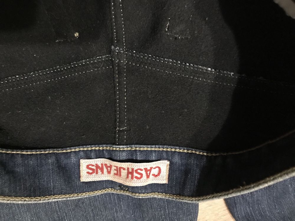 Джинсы Cash Jeans  (оригинал) W32 L36 синие на флисе.