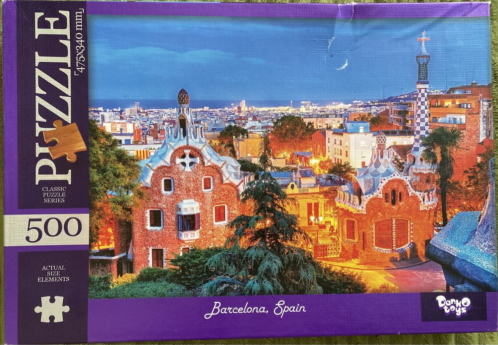 Пазли Barcelona Spain 500 деталей. Пазл Castorland Puzzle