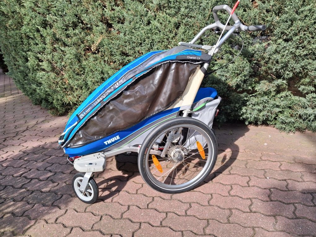 Thule Chariot CX1 – przyczepka rowerowa + opcja wózka