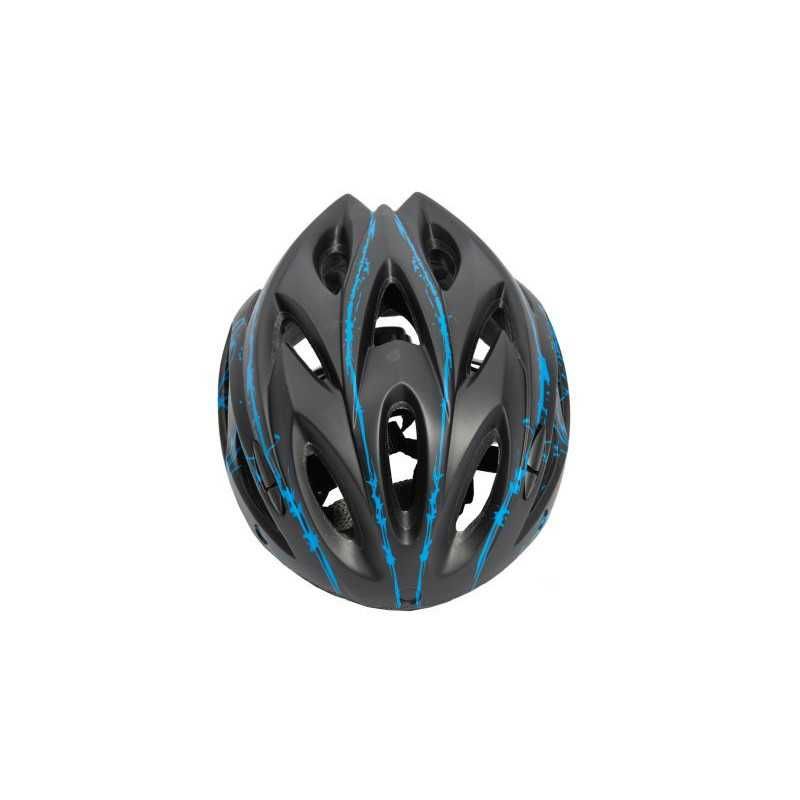 Kask Rowerowy Urban Prine Czarno Niebieski Rozm L 58-62 cm Bez Osłonki