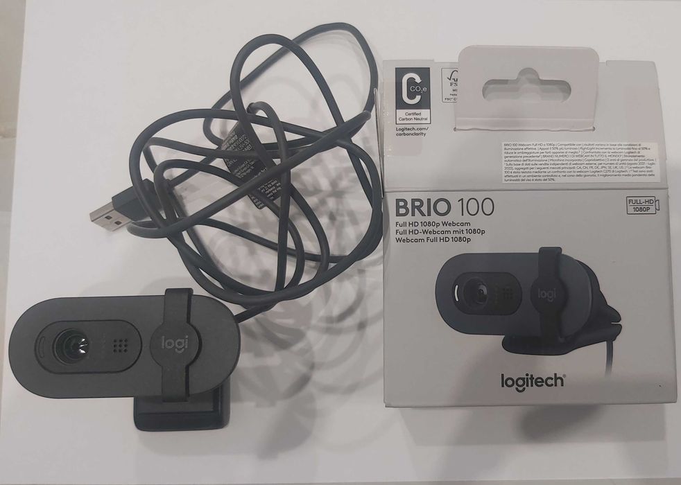 Веб-камера Logitech Brio 100 Full HD Webcam Graphite EMEA28-935